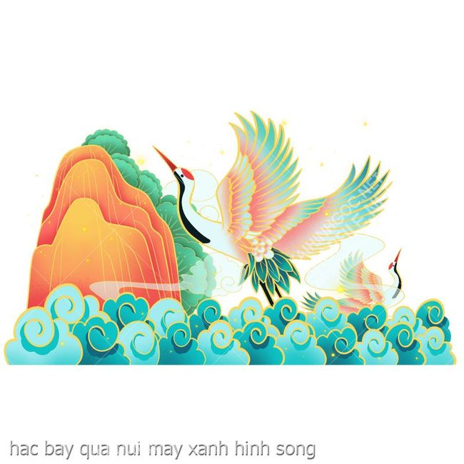 hac bay qua nui may xanh hinh song